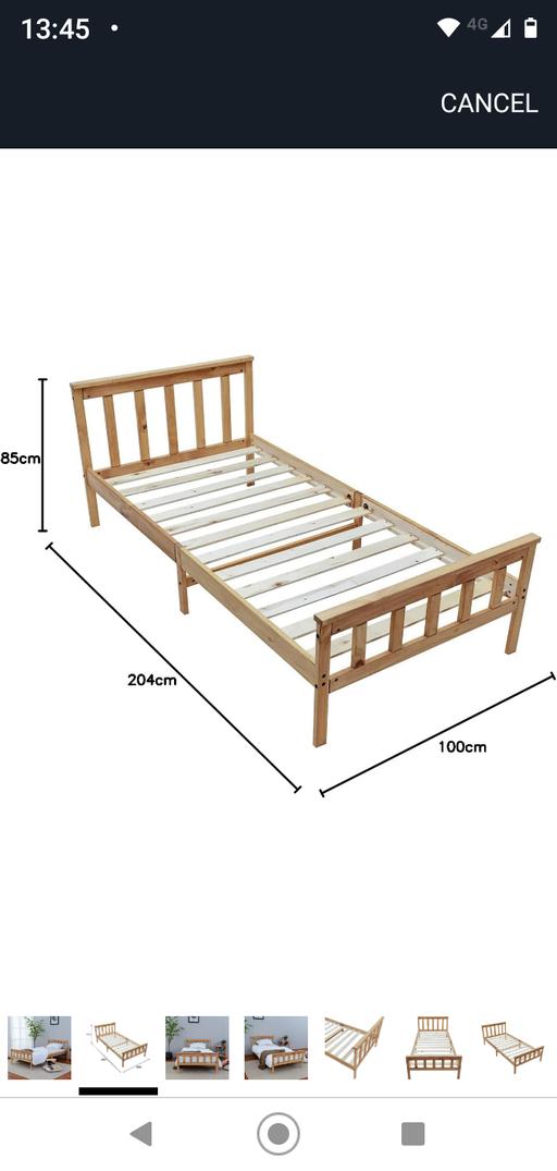 Buy & Sell Surrey Spelthorne - Photos for NEW 3ft pine bed+mattress