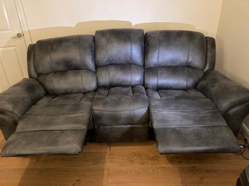 Buy & Sell West Midlands Dudley - Photos for Grey Recliner Sofa