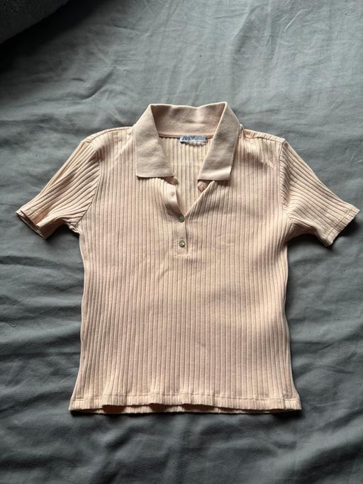 Buy & Sell Warwickshire North Warwickshire - Photos for Zara pink peach crop top