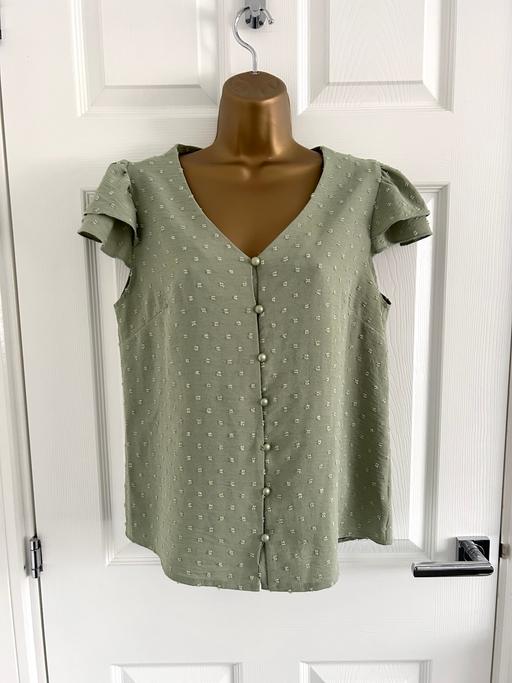 Buy & Sell Warwickshire Nuneaton and Bedworth - Photos for SHEIN Green Short Sleeve Blouse Size M