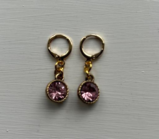 Buy & Sell Hertfordshire Dacorum - Photos for Pink crystal beaded earrings