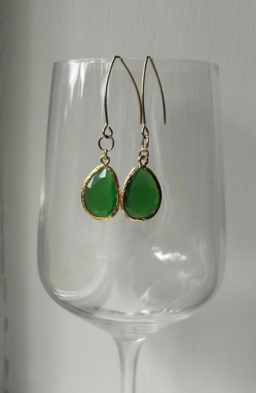 Buy & Sell Hertfordshire Dacorum - Photos for Green peridot beaded dangle earrings