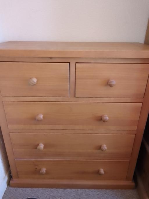 Buy & Sell West Midlands Dudley - Photos for Solid Oak 5 drawer chest.