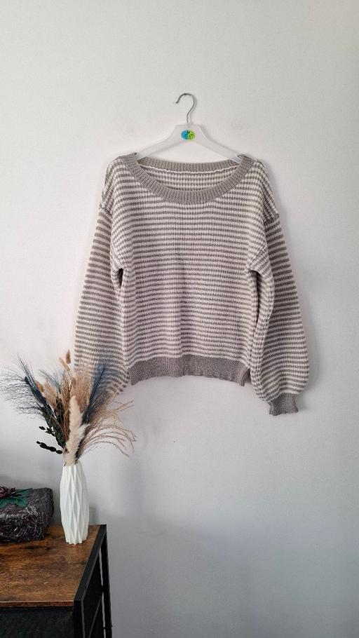 Buy & Sell Swansea - Wales Blaenymaes - Swansea - Photos for Off shoulder oversized striped jumper size XS