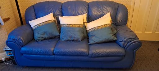 Buy & Sell North West London Harrow - Photos for 3 Piece Leather Sofa Set