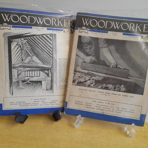 Buy & Sell Lancashire South Ribble - Photos for VINTAGE WOODWORKING MAGAZINES - JOB LOT