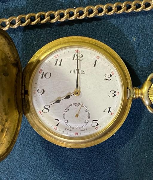 Buy & Sell Barking and Dagenham Dagenham - RM8 - Photos for Vintage Gents Gradus pocket watch and chain