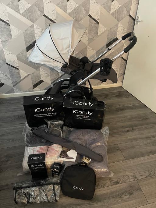 Buy & Sell West Midlands Walsall - Photos for iCandy Raspberry2 Pushchair Bundle