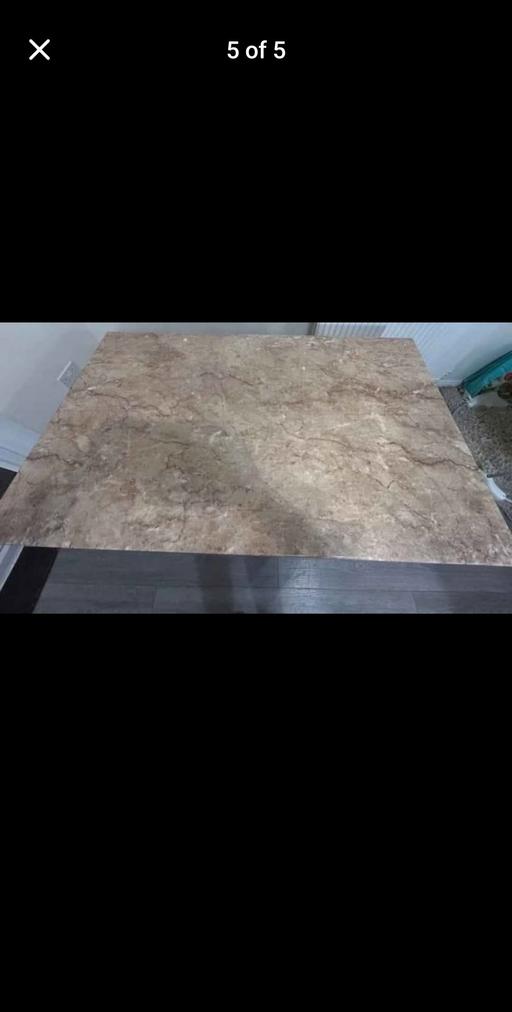 Buy & Sell West Midlands Dudley - Photos for Faux Marble Dining Table - Excellent Conditio