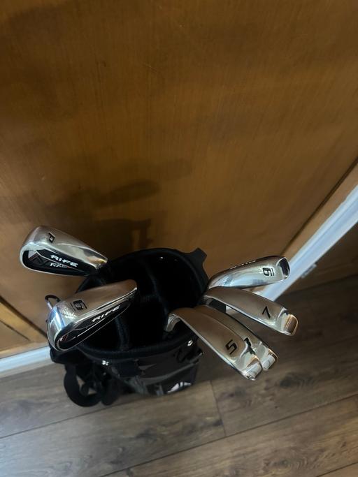 Buy & Sell West Midlands Birmingham - Photos for Rife Golf Irons 5-Pw with Longridge golf bag