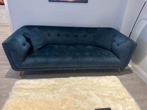 Buy & Sell Hertfordshire East Hertfordshire - Photos for Rene 3 Seater Fabric Sofa