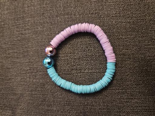 Buy & Sell North London Canonbury - North London - Photos for turquoise and purple clay bead bracelet