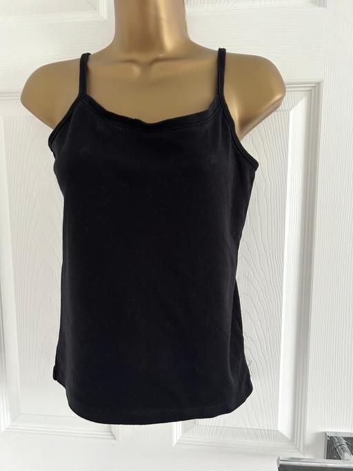 Buy & Sell Warwickshire Nuneaton and Bedworth - Photos for New Look Black Basic Fitted Vest Top Size 12