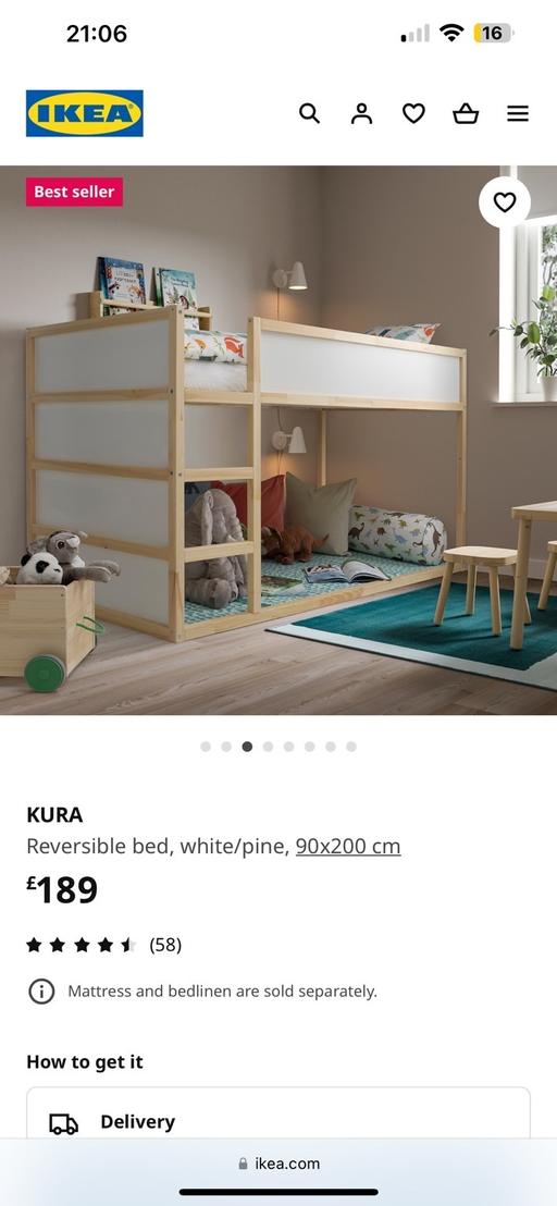 Buy & Sell Surrey Epsom and Ewell - Photos for Kura kids bed