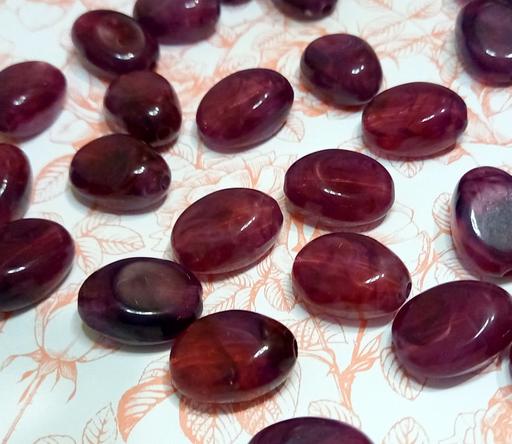 training West Sussex Chichester - Photos for 18mm Vintage Purple Blackberry Pebble Beads (