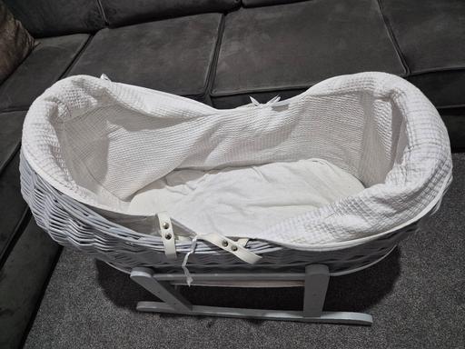 Buy & Sell West Yorkshire Bradford - Photos for baby basket with rocking stand