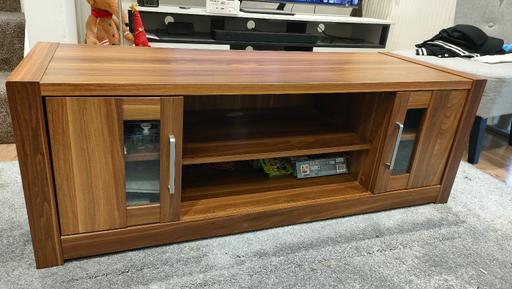 Buy & Sell Staffordshire Cannock Chase - Photos for Walnut TV unit 144cm long, great condition