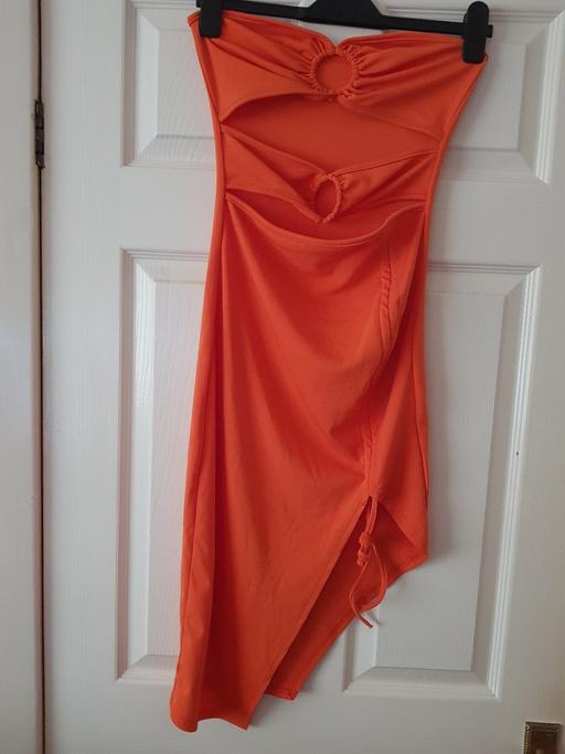 Buy & Sell Lancashire Blackpool - Photos for Ladies orange strapless dress size M