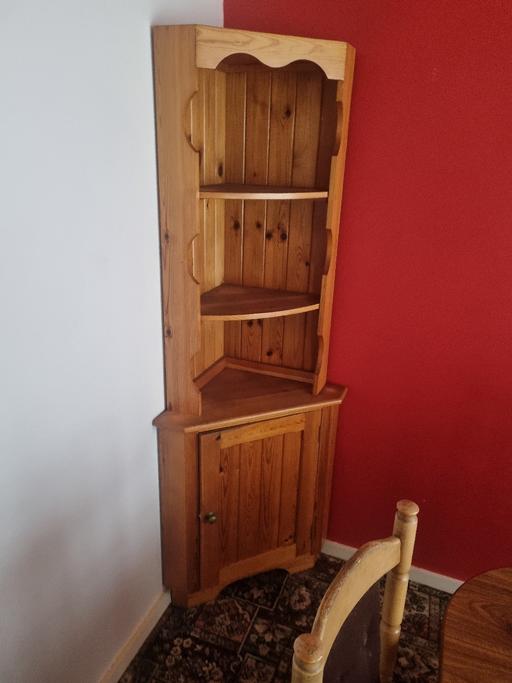 Buy & Sell West Midlands Wolverhampton - Photos for pine corner unit \ display cabinet