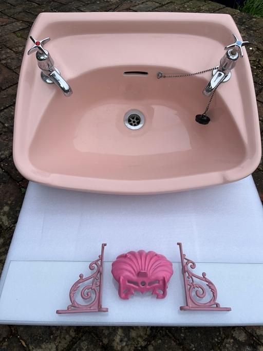 Buy & Sell East Sussex Lewes - Photos for Vintage Pink Sink Johnson & Sons