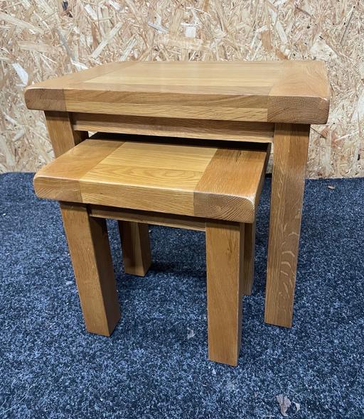 Buy & Sell North Yorkshire Barkston Ash - North Yorkshire - Photos for Solid oak nest of coffee/side tables x2