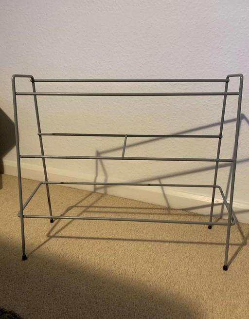 Buy & Sell Nottinghamshire Rushcliffe - Photos for 1980s plastic coated metal shoe rack