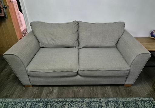 Buy & Sell West Midlands Birmingham - Photos for 3 Seater Grey Fabric Sofa