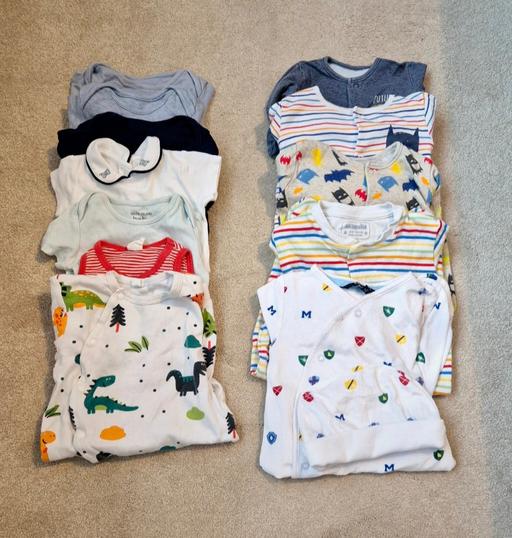 Buy & Sell Nottinghamshire Nottingham - Photos for Baby boy Sleepsuit & Bodyvest Bundle 3- 6 m