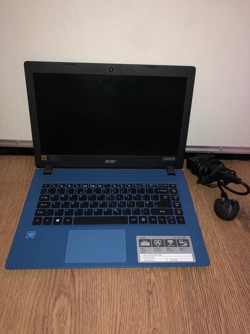 Buy & Sell Greater Manchester Oldham - Photos for Acer aspire 1 notebook laptop in blue, 64GB