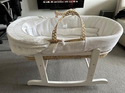 Buy & Sell West Midlands Sandwell - Photos for Moses basket with rocking stand