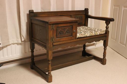 Buy & Sell Staffordshire Stafford - Photos for Antique Hall Bench - Wood Bros (Old Charm).