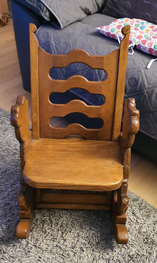 Buy & Sell Lancashire West Lancashire - Photos for Childs solid wood rocking chair