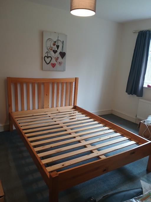 Buy & Sell Hertfordshire St. Albans - Photos for Double bed wooden frame