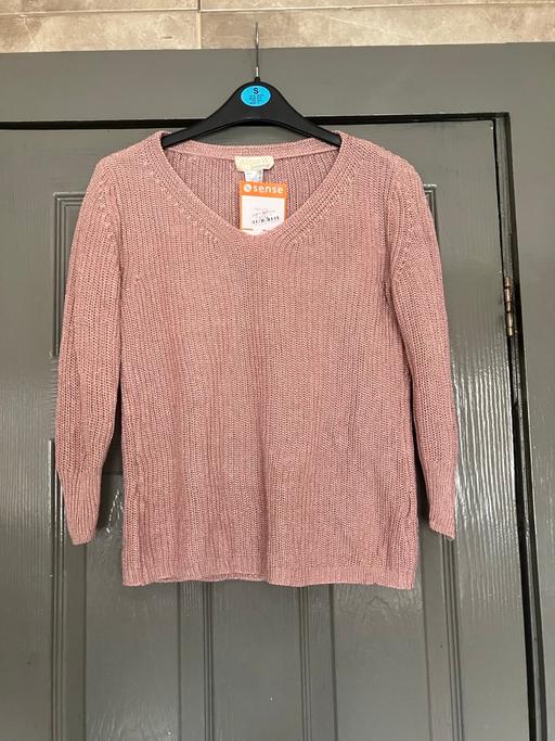 Buy & Sell South East London Mottingham - South East London - Photos for Women’s Rose Colour Knitted Jumper-Sz 10-