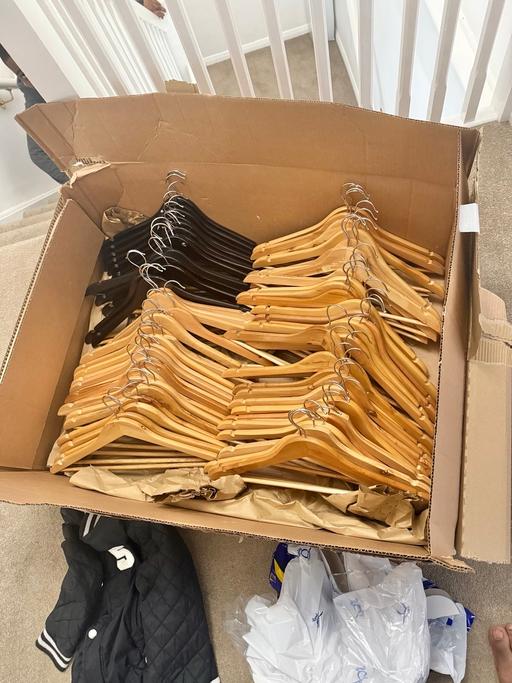 Buy & Sell Essex Colchester - Photos for Wooden Hangers X70 pieces