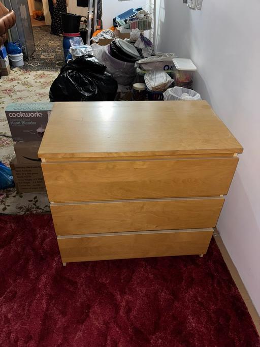 Buy & Sell Barking and Dagenham Dagenham - RM8 - Photos for Chest of 3 drawers - Oak