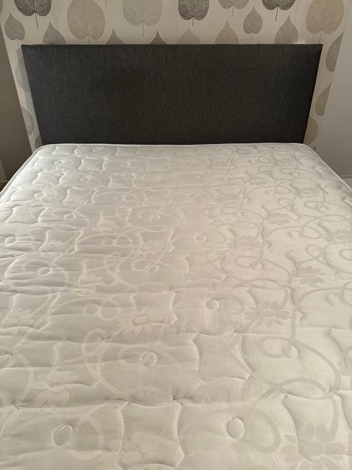 Buy & Sell Merseyside Saint Helens - Photos for Double Divan bed with headboard and mattress