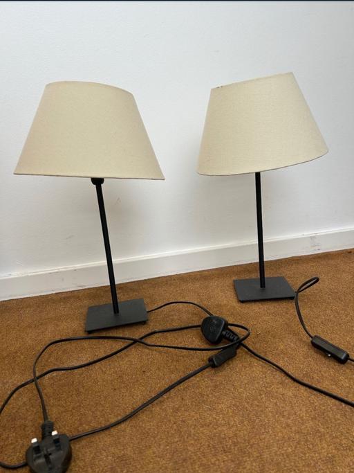 Buy & Sell North London Hackney - N16 - Photos for 2 bedsides table lamps