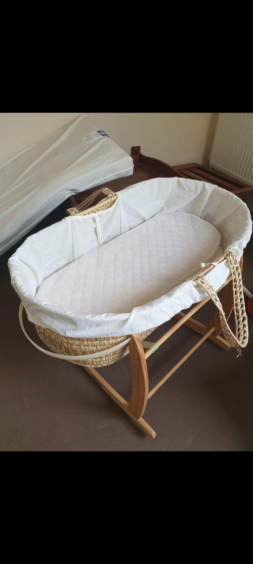 Buy & Sell Greater Manchester Oldham - Photos for Moses basket/stand/new mattress