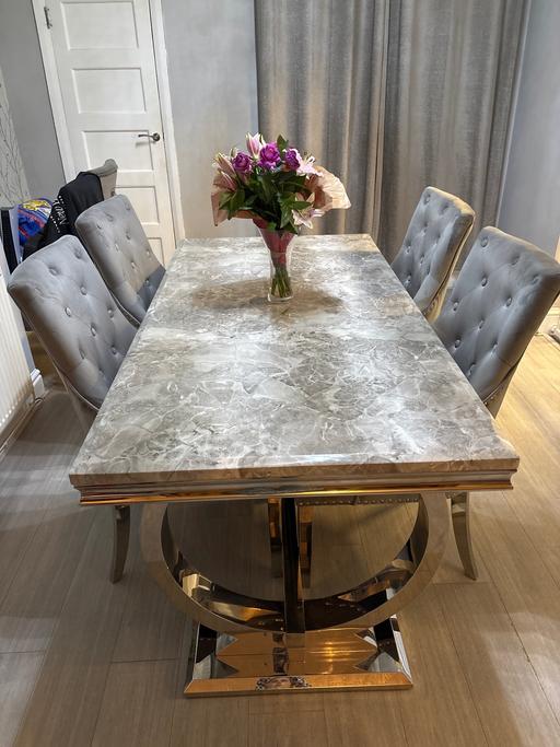 Buy & Sell Merseyside Liverpool - Photos for Marble dining table x6 seats