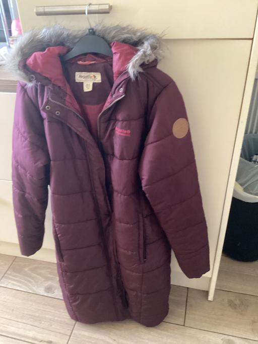 Buy & Sell Merseyside Knowsley - Photos for Size 16 long regatta coat maroon