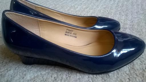 Buy & Sell Lancashire Ribble Valley - Photos for JD WILLIAMS NAVY WEDGE EEE WIDTH FREE POST