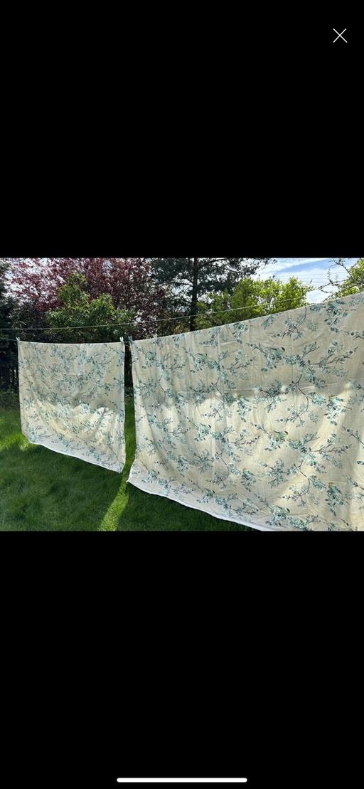 Buy & Sell West Yorkshire Kirklees - Photos for Pretty Dunelm Spring Curtains 229x229 cm