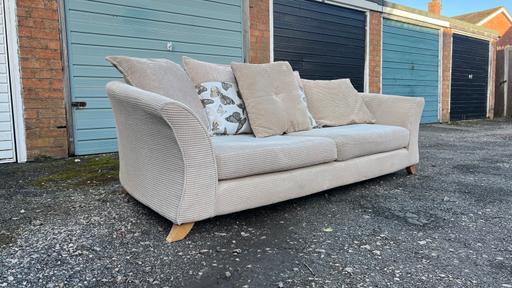 Buy & Sell Worcestershire Bromsgrove - Photos for Beige Corduroy 3 Seater DFS Sofa 