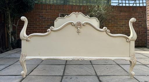 Buy & Sell Surrey Spelthorne - Photos for French Antique Leaf Style Double Bed Frame