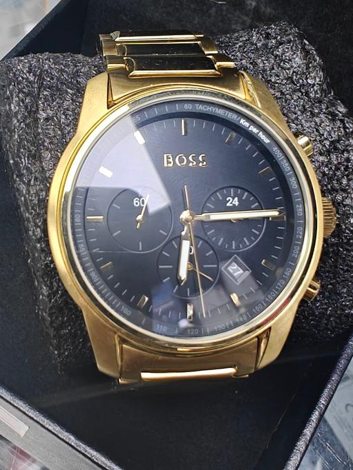 Buy & Sell West London Acton - West London - Photos for BOSS Trace Mens Gold Tone Bracelet Watch genu