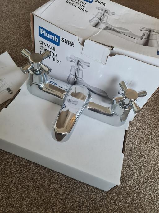 Buy & Sell Lancashire Preston - Photos for Plumb Crystal Chrome Bath Filler