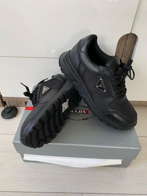 Buy & Sell East London Becontree - East London - Photos for Prada men’s black trainers size 8/42