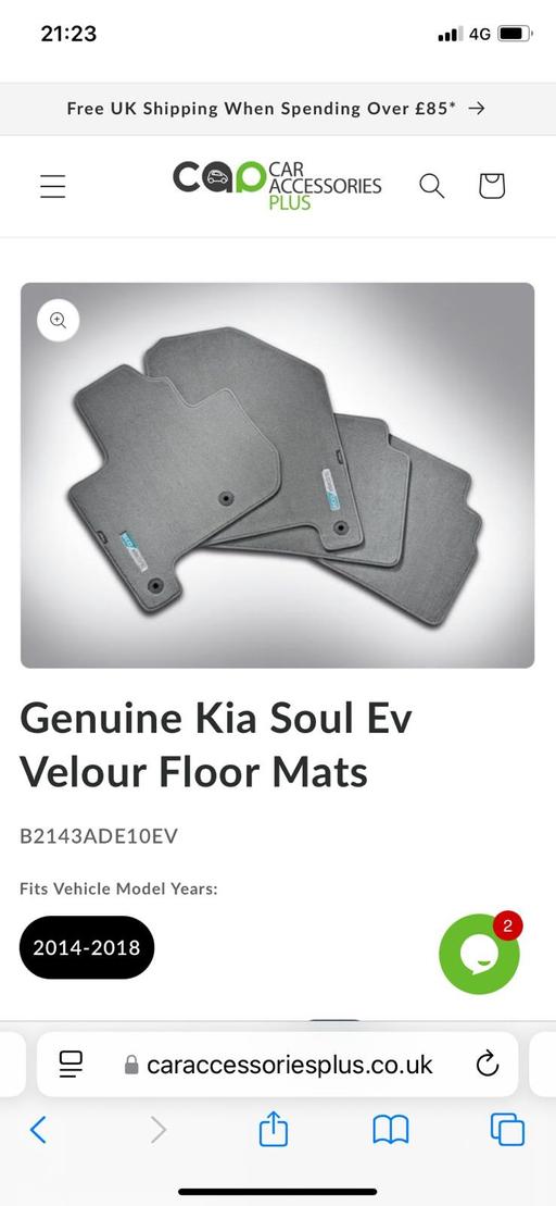 Vehicles West Midlands Birmingham - Photos for Genuine Kia Soul Ev Velour floor mat