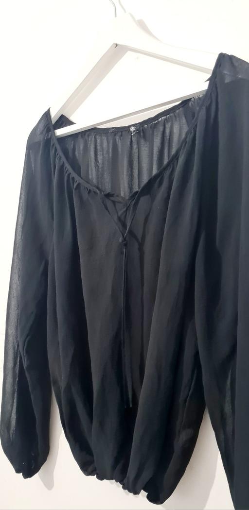 Buy & Sell Central London Pimlico - Central London - Photos for black sheer blouse size 16